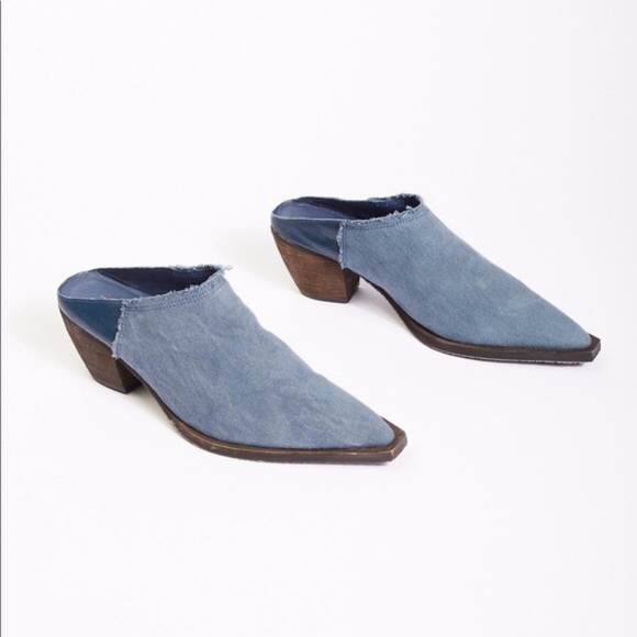 NWOT Free People Wild Things Mules    - Picture 2 of 2